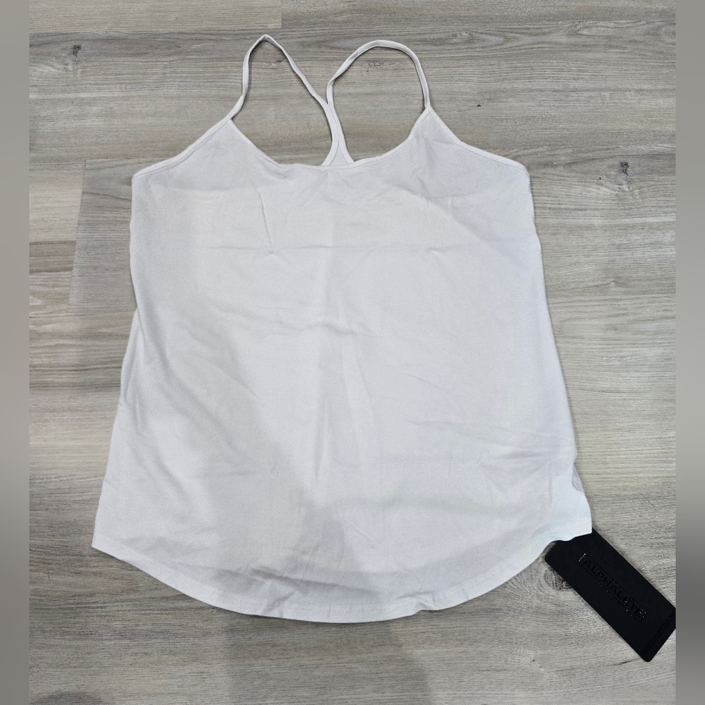 Alphalete NWT Premium White Tank Top Size XL